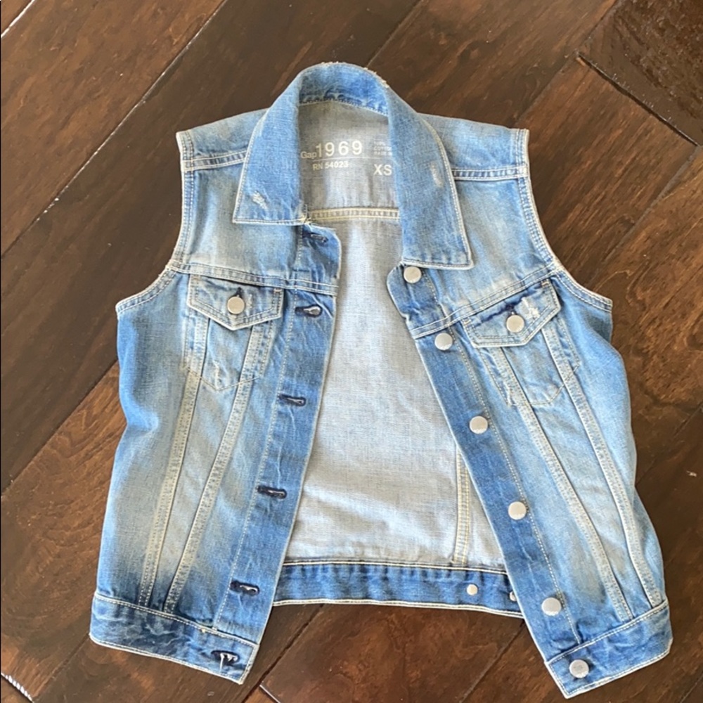 Gap denim vest